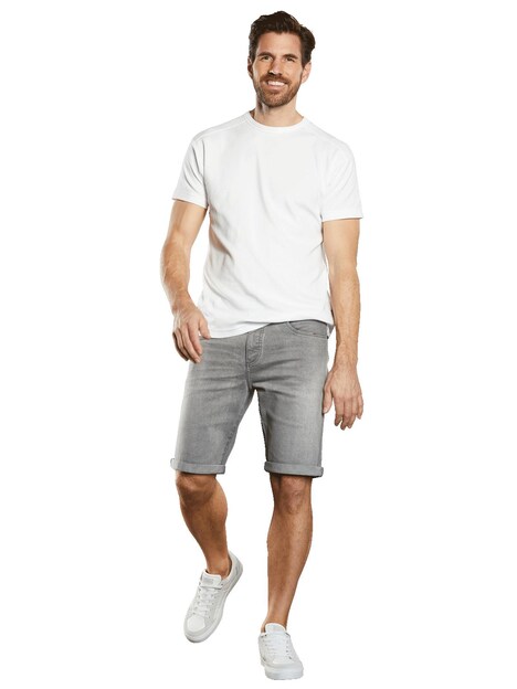 Herren Bermuda Regular , Silbergrau