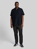 Poloshirt mit Ottoman-Struktur
