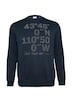 Sweatshirt mit Flock-Print