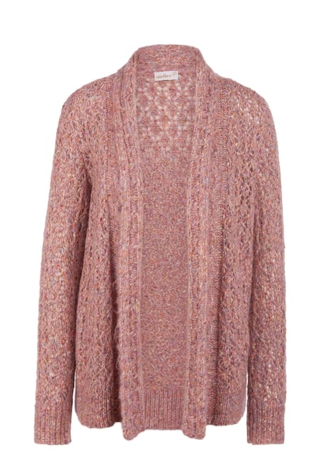 Trageangenehme offene Strickjacke