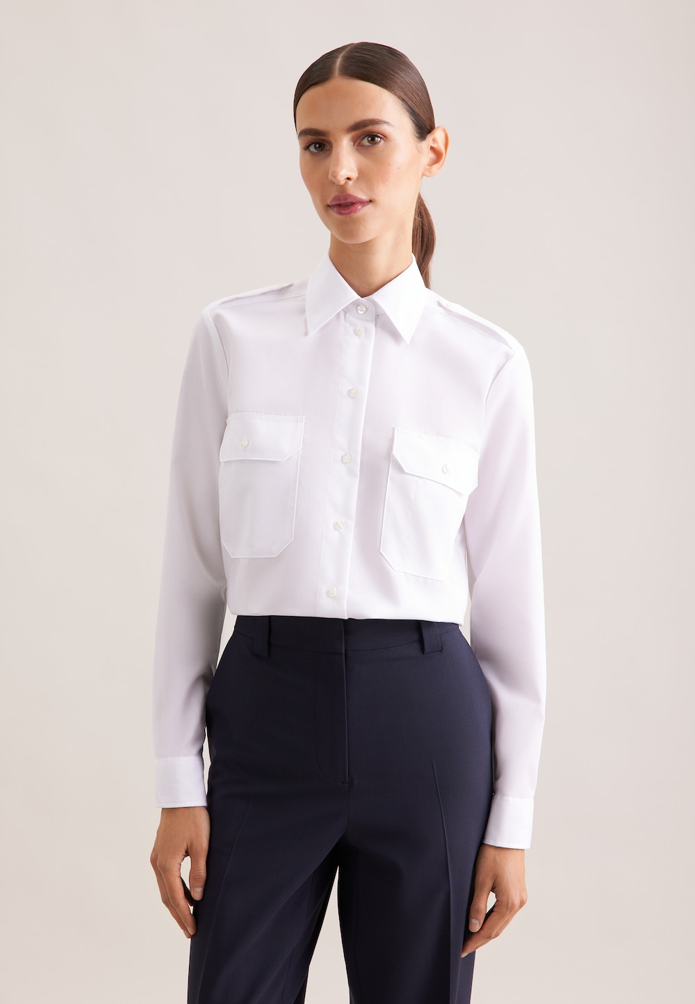 Damen Pilotenbluse - Uni