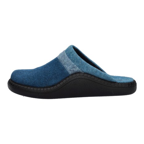 Damen Hausschuh Monaco D 06, türkis-multi