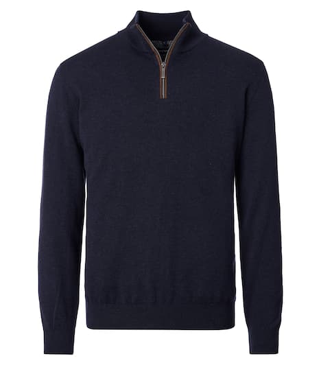 Troyer uni Basic Knitwear