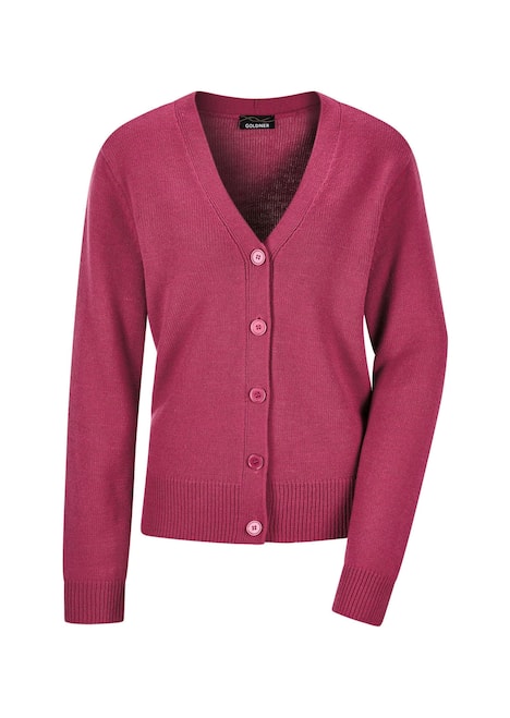 Eleganter Cardigan mit V-Ausschnitt