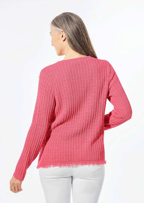 Strickjacke mit Druckknöpfen