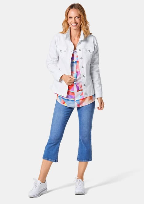 Zeitlose Jeansjacke mit tollen Details