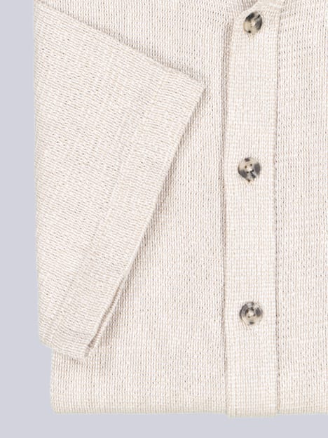 engbers Herren Kurzarm-Hemd uni , Braunbeige