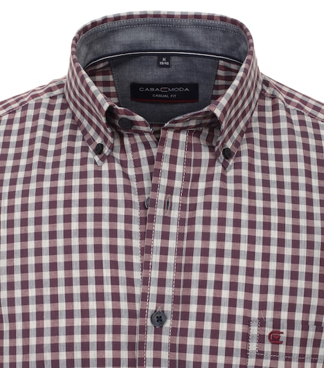 Freizeithemd kariert Casual Fit