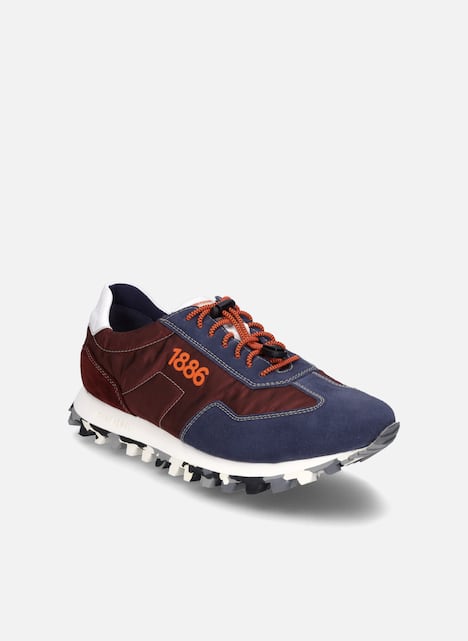 Herren Sneaker Clyde 01, blau-bordeaux