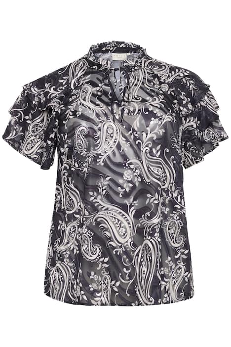 Kurzarm-Bluse Regular fit