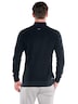 engbers Herren Pullover mit Troyerkragen , Schwarz
