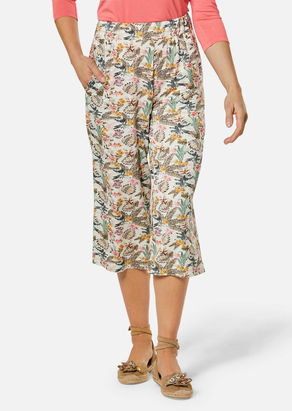 Attraktive Druckhose Louisa mit weichem Fall