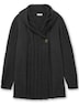 Cardigan Langarm Uni Mit Kapuze