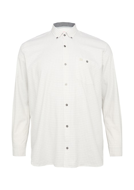 Regular Fit: Kariertes Hemd mit Button-Down-Kragen