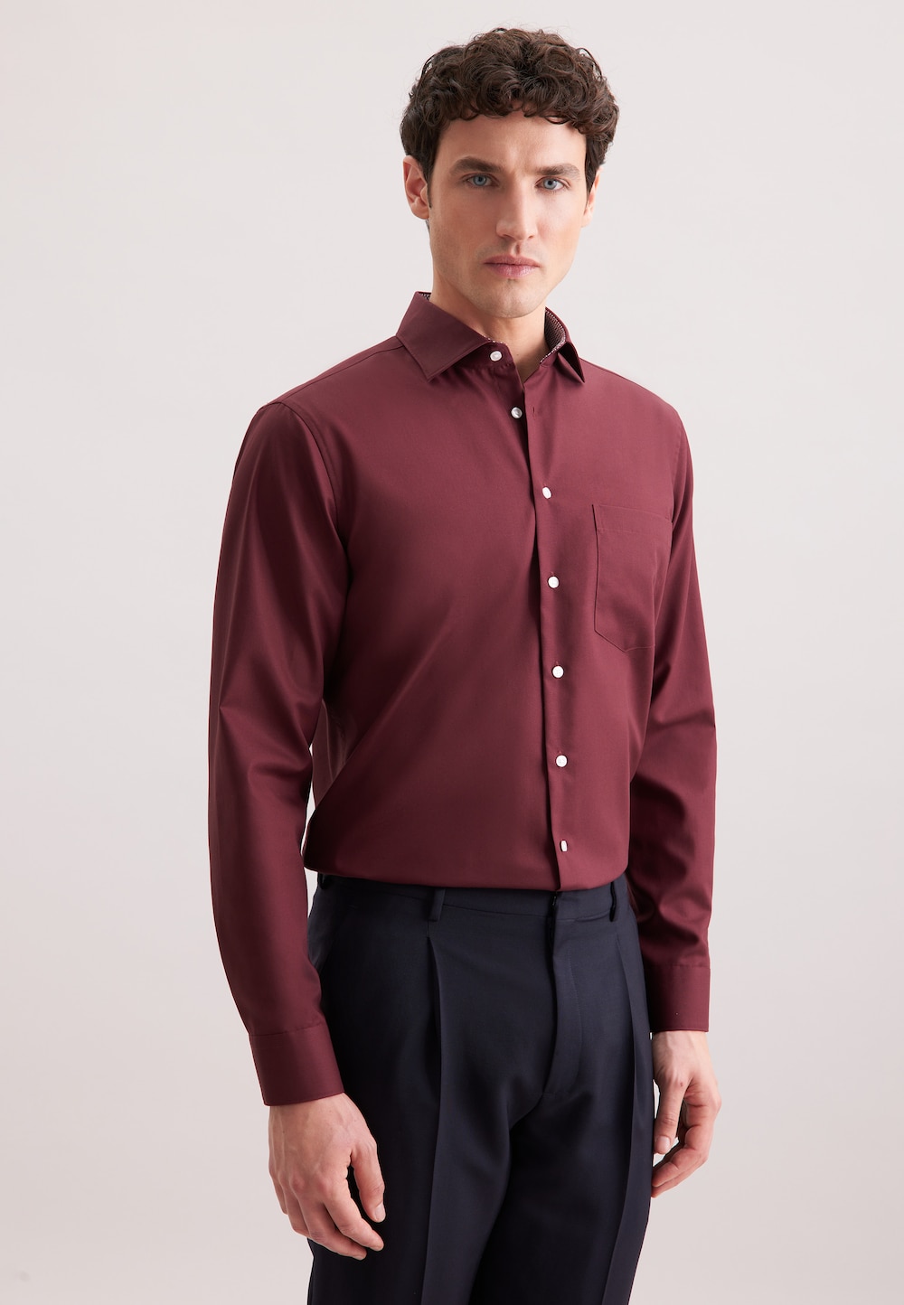 Herren Business Hemd - Uni