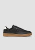 Schnür-Sneaker in Leder-Optik