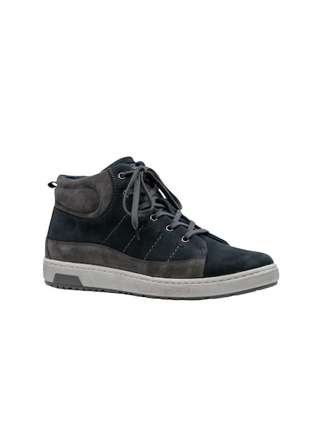 engbers Herren Ledersneaker aus Nubuk , Marineblau