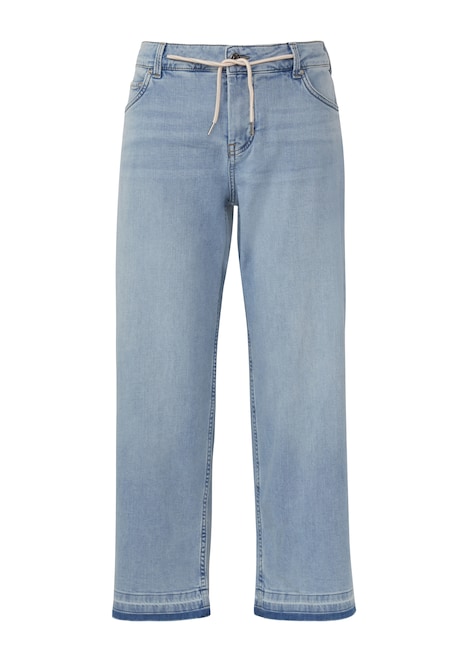 Cropped Jeans / Mid Rise / Straight Fit