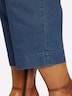 Culotte Culotte aus Denim, mit Bundfalten normal Formbund