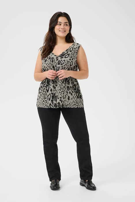 Ärmellose Bluse Regular fit