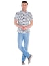 Herren Jerseyhemd , Anthrazit