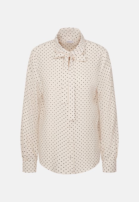 Damen Ausgestellte Bluse - Druck