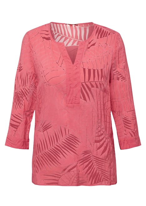 Leger geschnittene Ausbrennerbluse