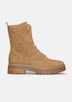 Stiefel in Leder-Optik mit Profilsohle
