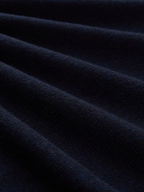 Troyer Strickpullover mit Ripp-Details