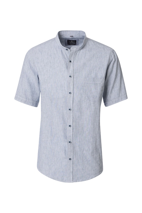 Leinenhemd Kurzarm gestreift Casual Fit