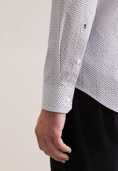 Herren Business Hemd - Kettendruck