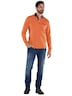 engbers Herren Polo-Shirt uni , Dunkelorange