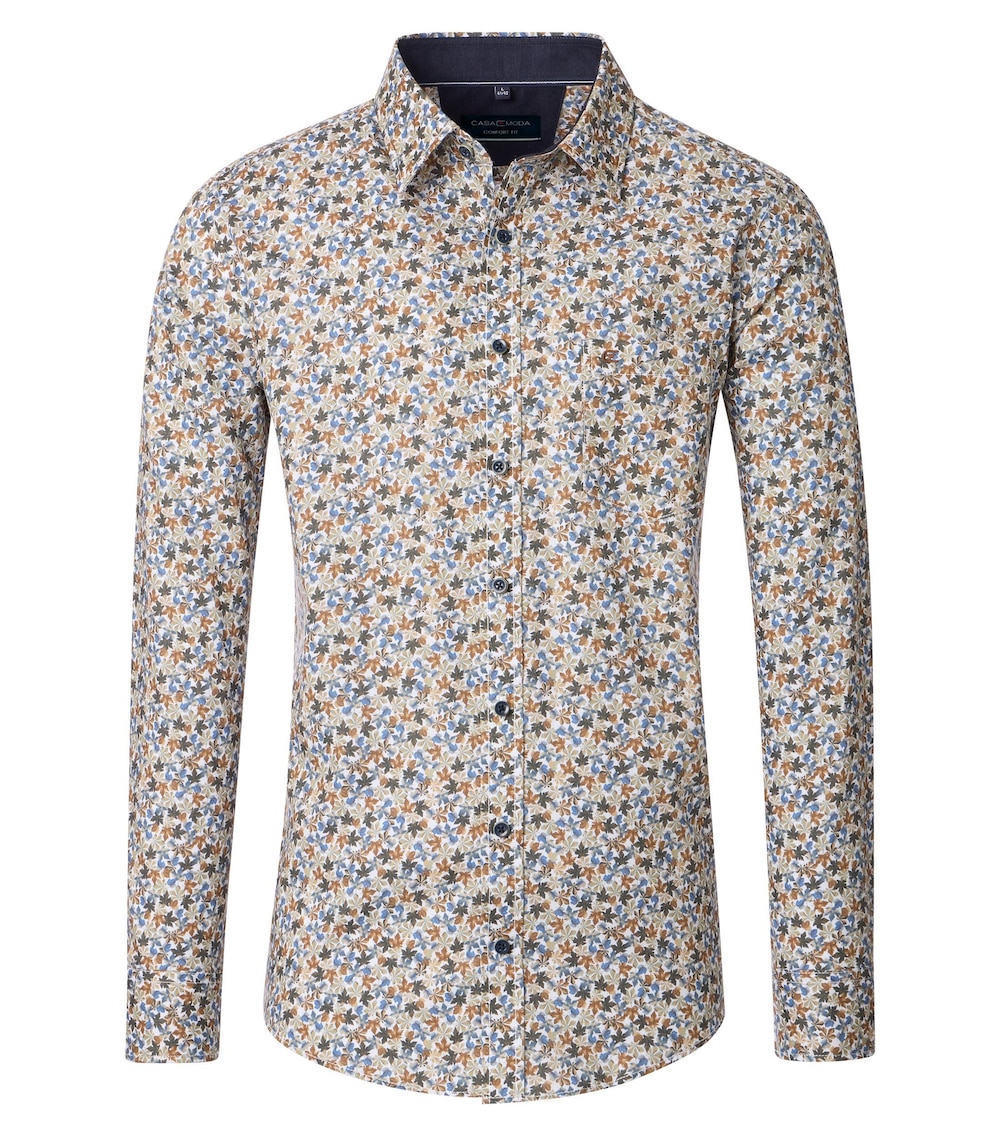 Freizeithemd Print Comfort Fit