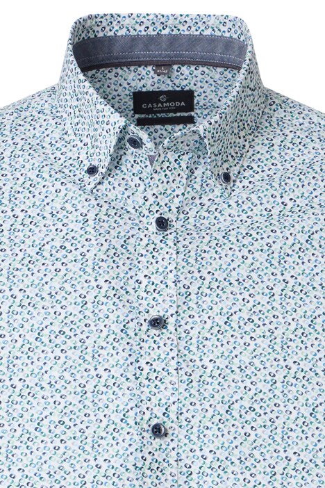 Freizeithemd Langarm Print Comfort Fit
