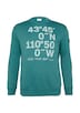 Sweatshirt mit Flock-Print
