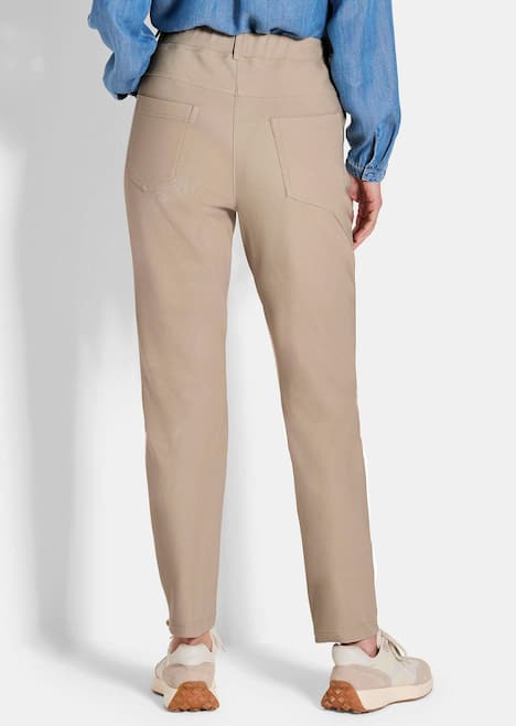 GOLDNER Broek LOUISA Broek LOUISA met fijne keperstructuur