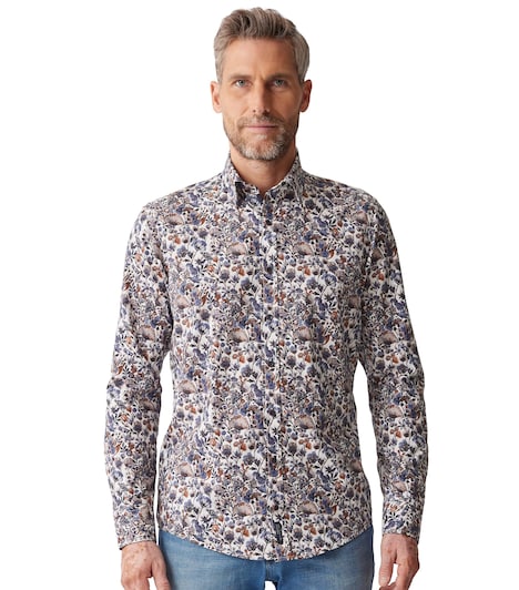 Freizeithemd Print Casual Fit