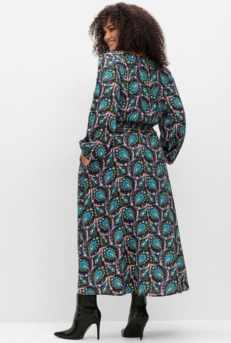 Kleid Langarm Sonstiges Muster