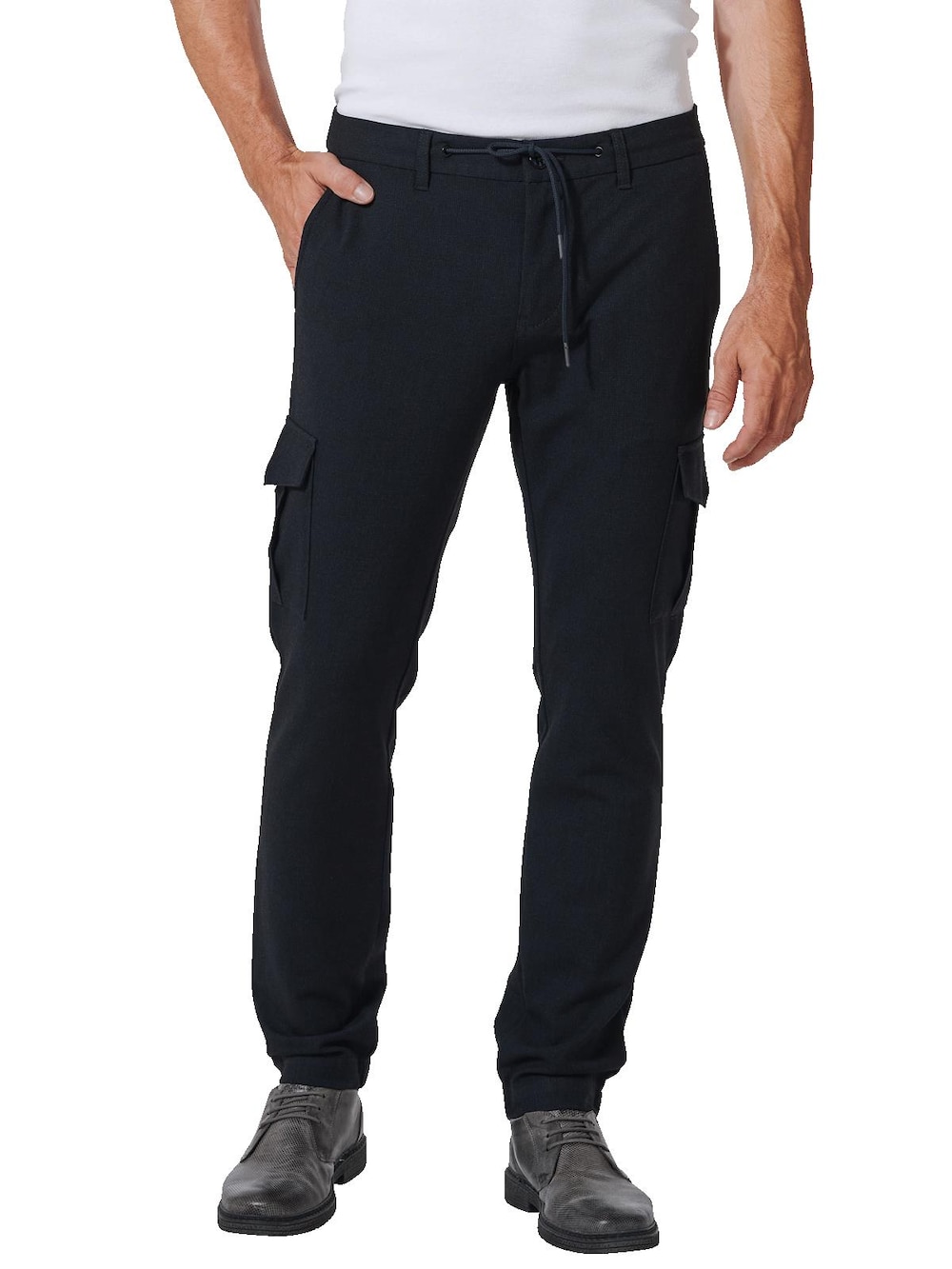 engbers Herren Cargo-Hose slim fit , Saphirblau