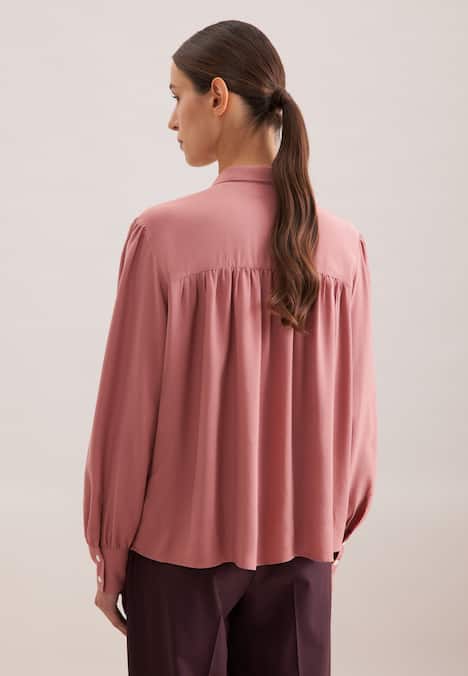 Damen Ausgestellte Bluse - Uni