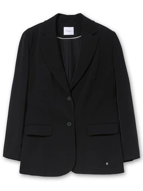 Blazer Langarm Uni Reverskragen
