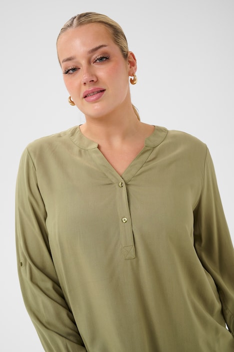 Langarm-Bluse Regular fit