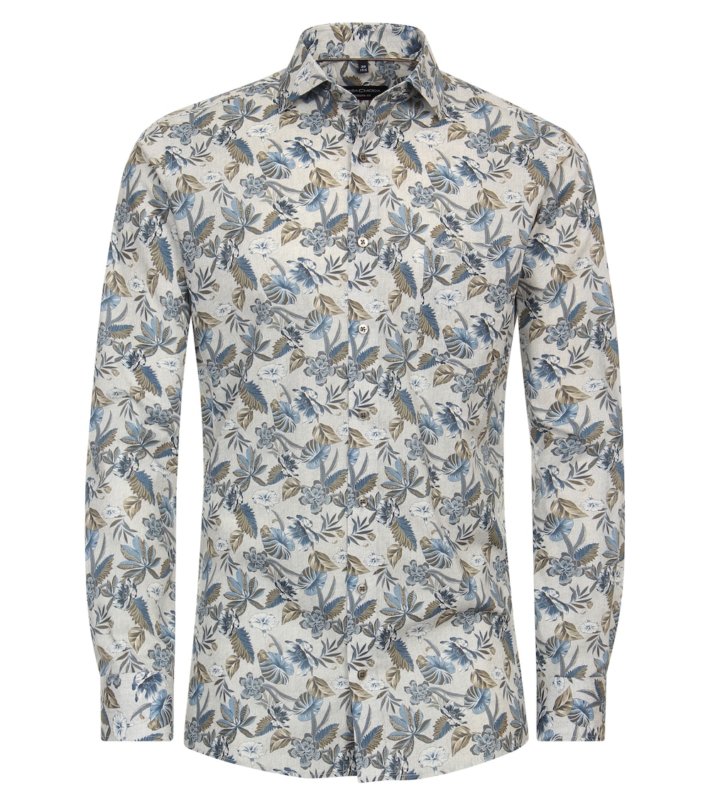 Businesshemd Print Modern Fit