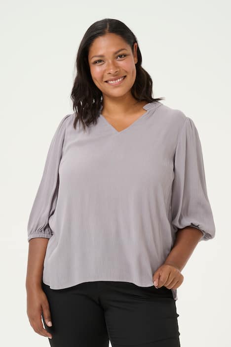 Langarm-Bluse Regular fit