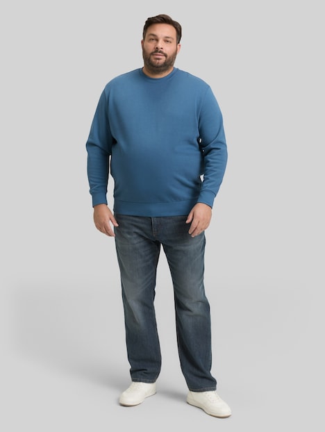 Basic Sweatshirt in Unifarben