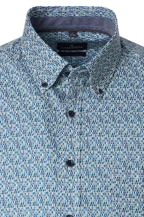 Freizeithemd Langarm Print Casual Fit