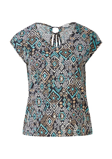 Ärmelloses Relaxed-Fit-Shirt mit Cut-out und Schleife