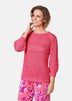 Femininer Pullover in Netzoptik mit Pailletten