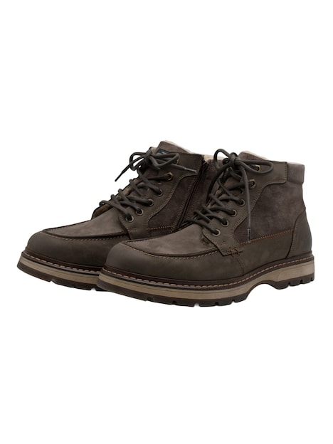 Herren Boots aus Nubuk-Leder , Oliv