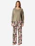 Schiesser Damen Pyjama Modern jade